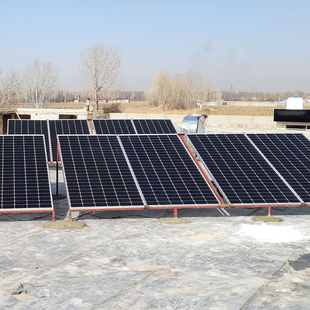 پکیج برق خورشیدی ویلا منطقه سهیلیه رامجین