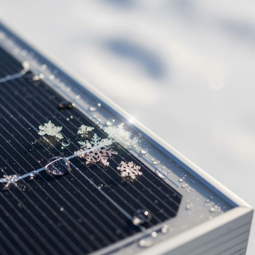 پنل خورشیدی در زمستان و هوای ابری: از واقعیت تا راهکار