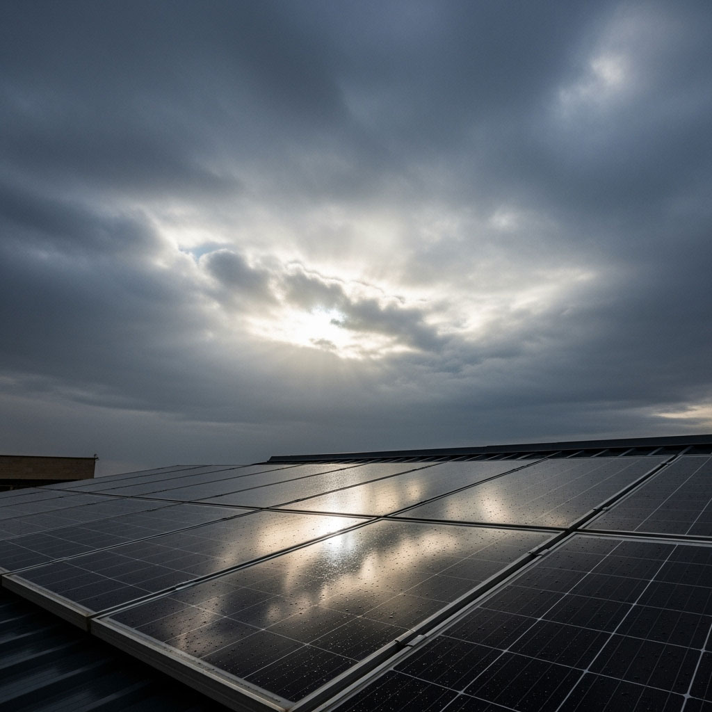 پنل خورشیدی در زمستان و هوای ابری: از واقعیت تا راهکار عکس 2