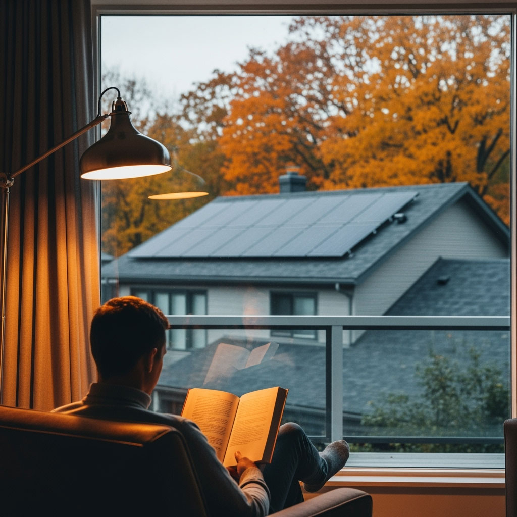 پنل خورشیدی در زمستان و هوای ابری: از واقعیت تا راهکار عکس 3