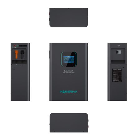 برخی از مشخصات باتری لیتیوم فسفات آهن (LiFePO4) ظرفیت  Kwh 5.22 برند  MARSRIVA  مدل MR-LFP48-100-WMD 2