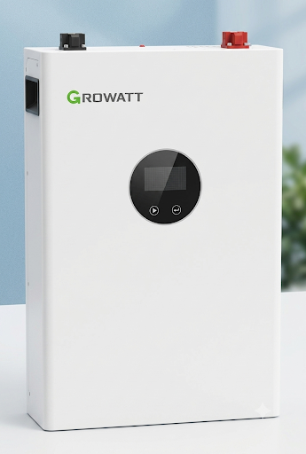 باتری لیتیومی فسفات آهن (LiFePO4) ظرفیت Kwh 5.12 برند GROWATT مدل HOPE 5.0L/LW-B1 عکس 10