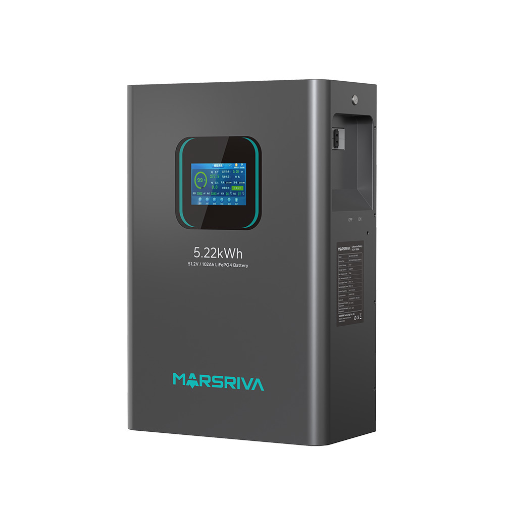برخی از مشخصات باتری لیتیوم فسفات آهن (LiFePO4) ظرفیت  Kwh 5.22 برند  MARSRIVA  مدل MR-LFP48-100-WMD 1