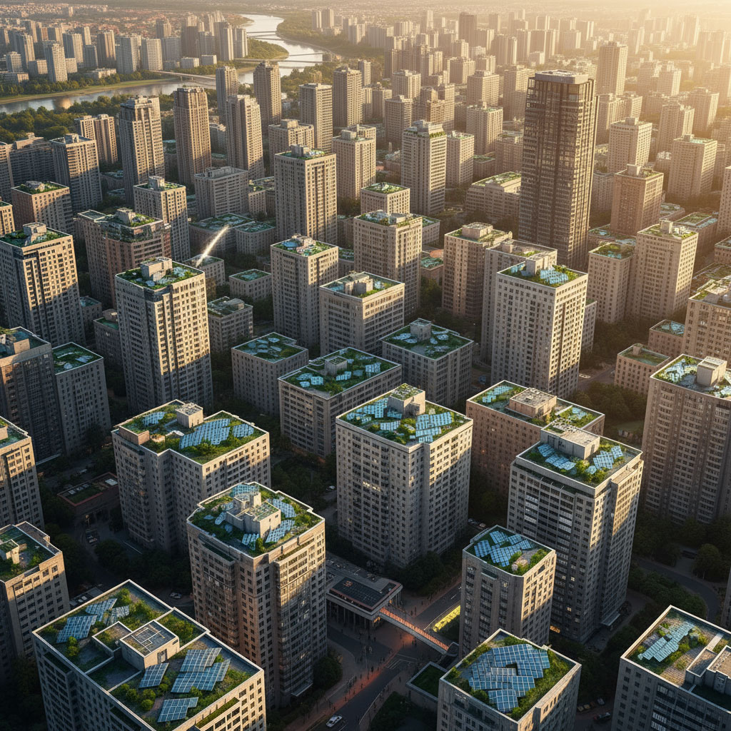 برق خورشیدی برای آپارتمان‌ ها