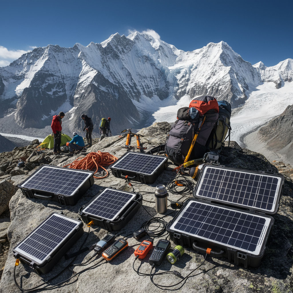 پکیج خورشیدی قابل حمل؛ همراهی مطمئن در اوج کوهستان