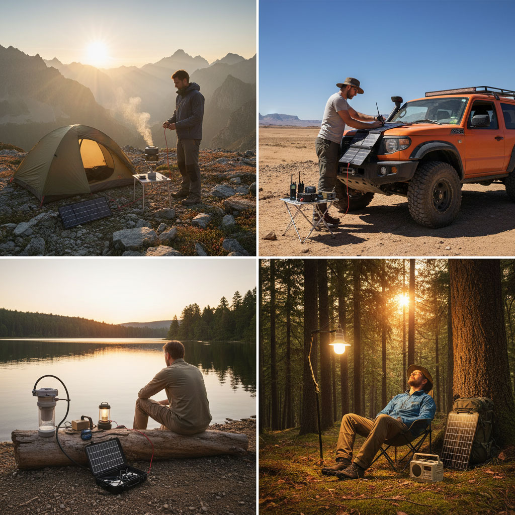 شارژ بدون محدودیت؛ ماجراجویی با پکیج خورشیدی قابل حمل