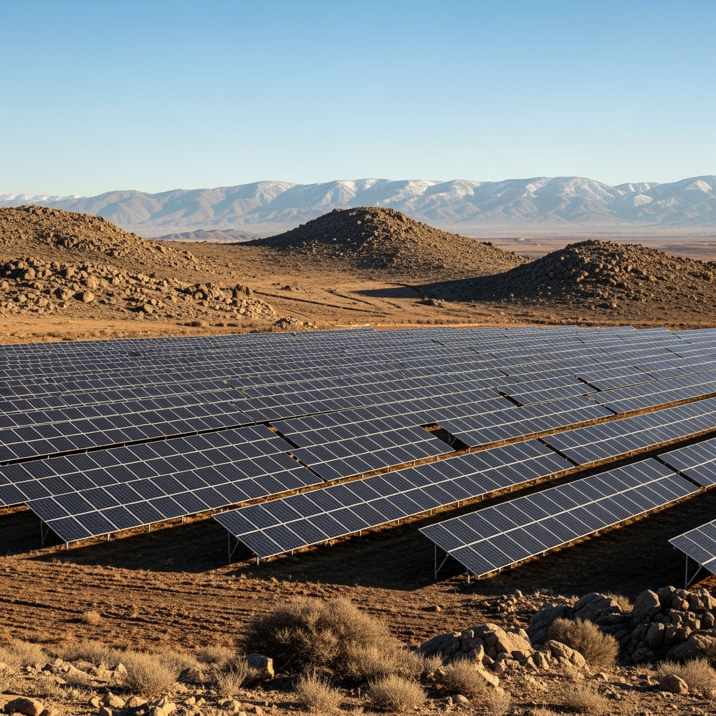 پنل های خورشیدی در مناطق سرد و خشک