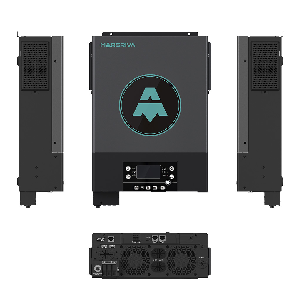 سانورتر 6 کیلو وات ، 48 ولت ، MPPT ،برند Marsriva ، مدل MR-SPF6000 TWIN (Version 3) عکس 5