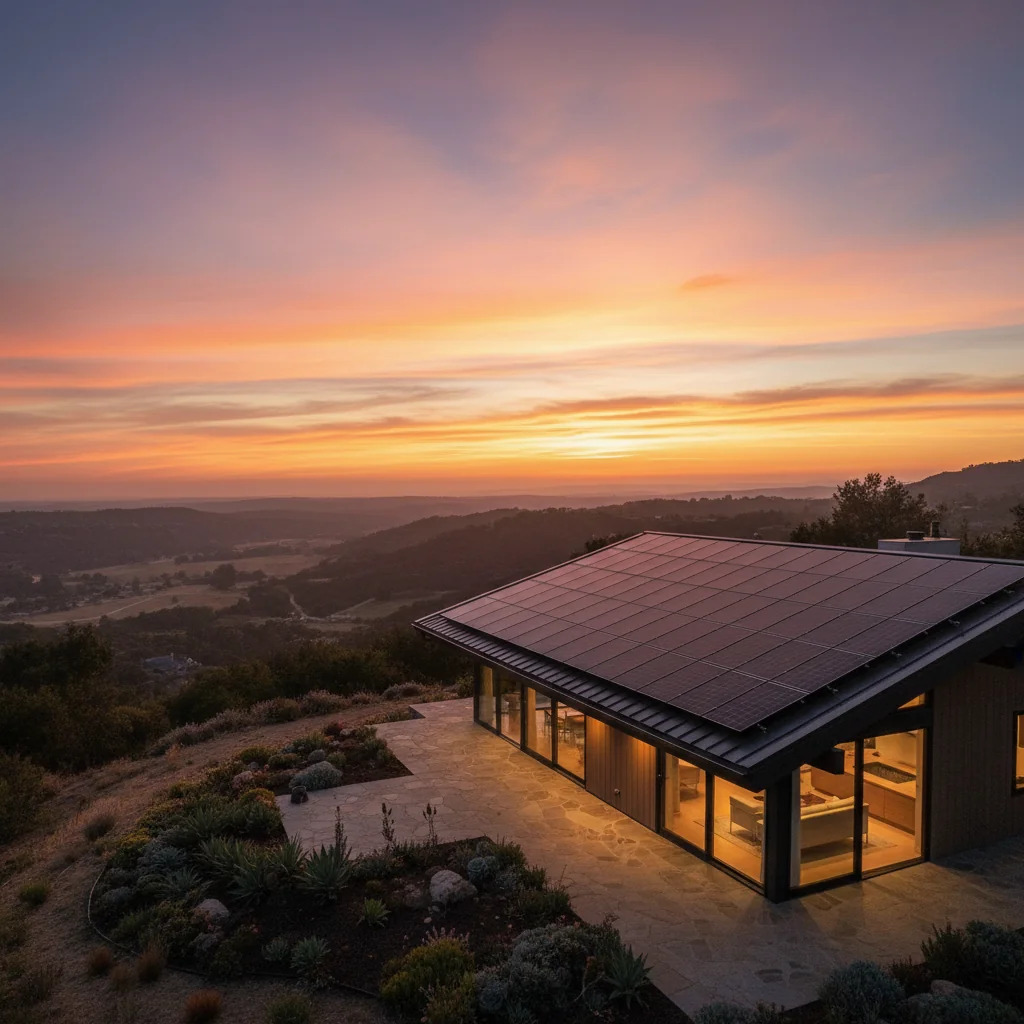 نصب و نگهداری سیستم خورشیدی؛ خانه ای مدرن با پنل خورشیدی