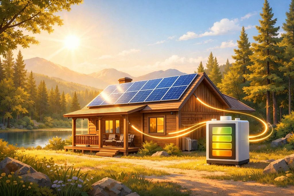 آموزش نگهداری باتری خورشیدی در اماکن کم‌ تردد و ویلا های فصلی