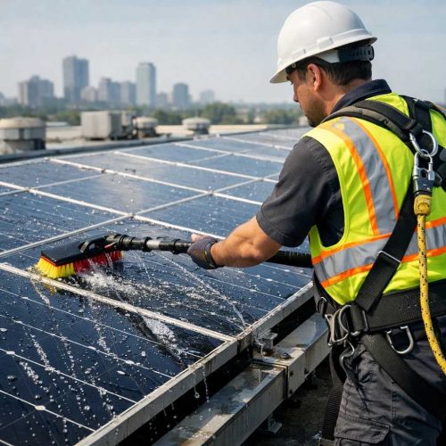 نگهداری پنل خورشیدی همراه با ۵ نکته طلایی برای امنیت تجهیزات