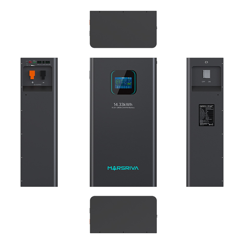 باتری لیتیومی فسفات آهن (LiFePO4) ظرفیت 14.33 kWh برند MARSRIVA مدل MR-LFP48-280-WMD pic 4