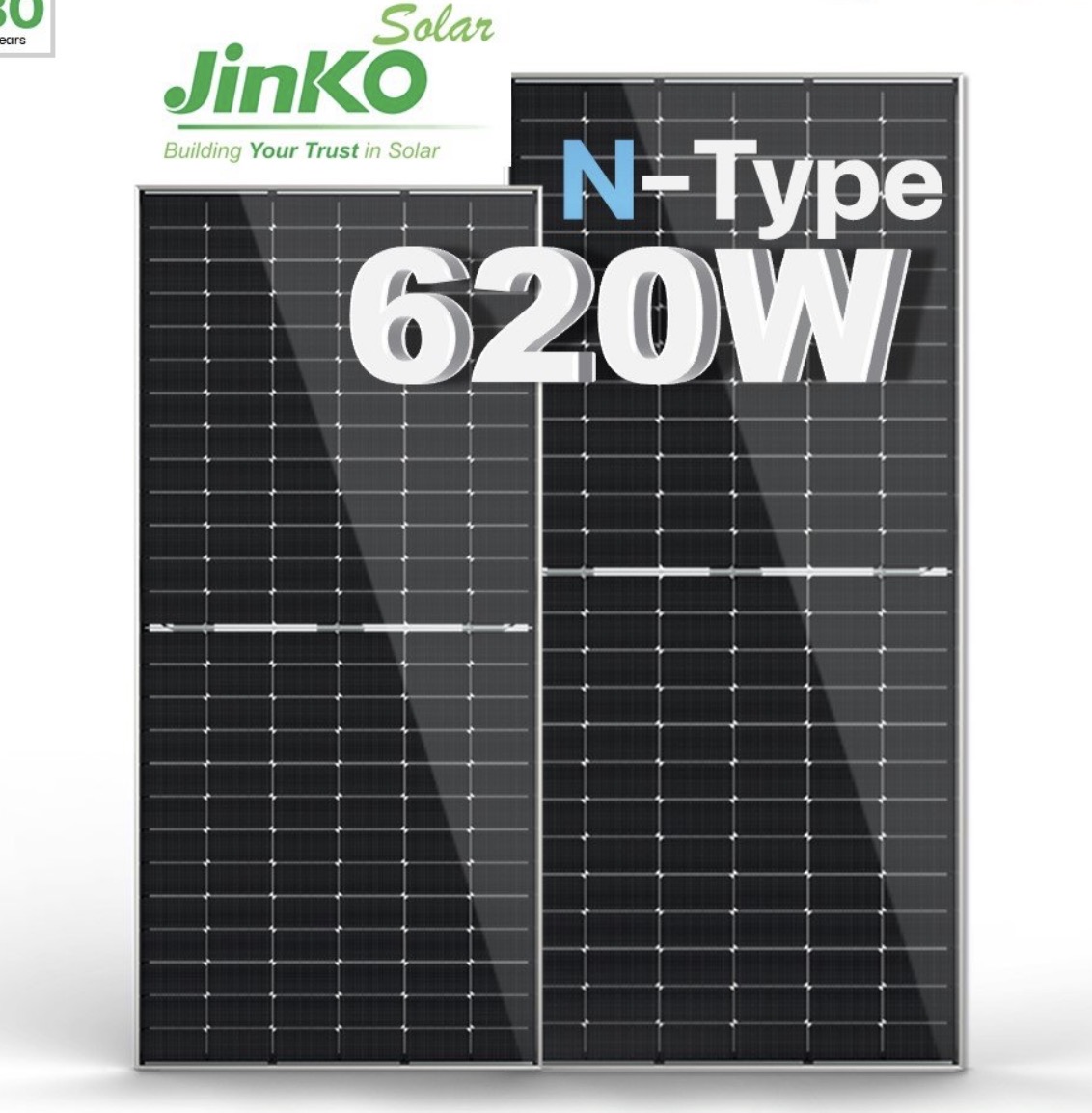پنل خورشیدی 620 وات دو طرفه مونوکریستال برند Jinko Solar مدل JKM620N-66HL4M-BDV عکس 4