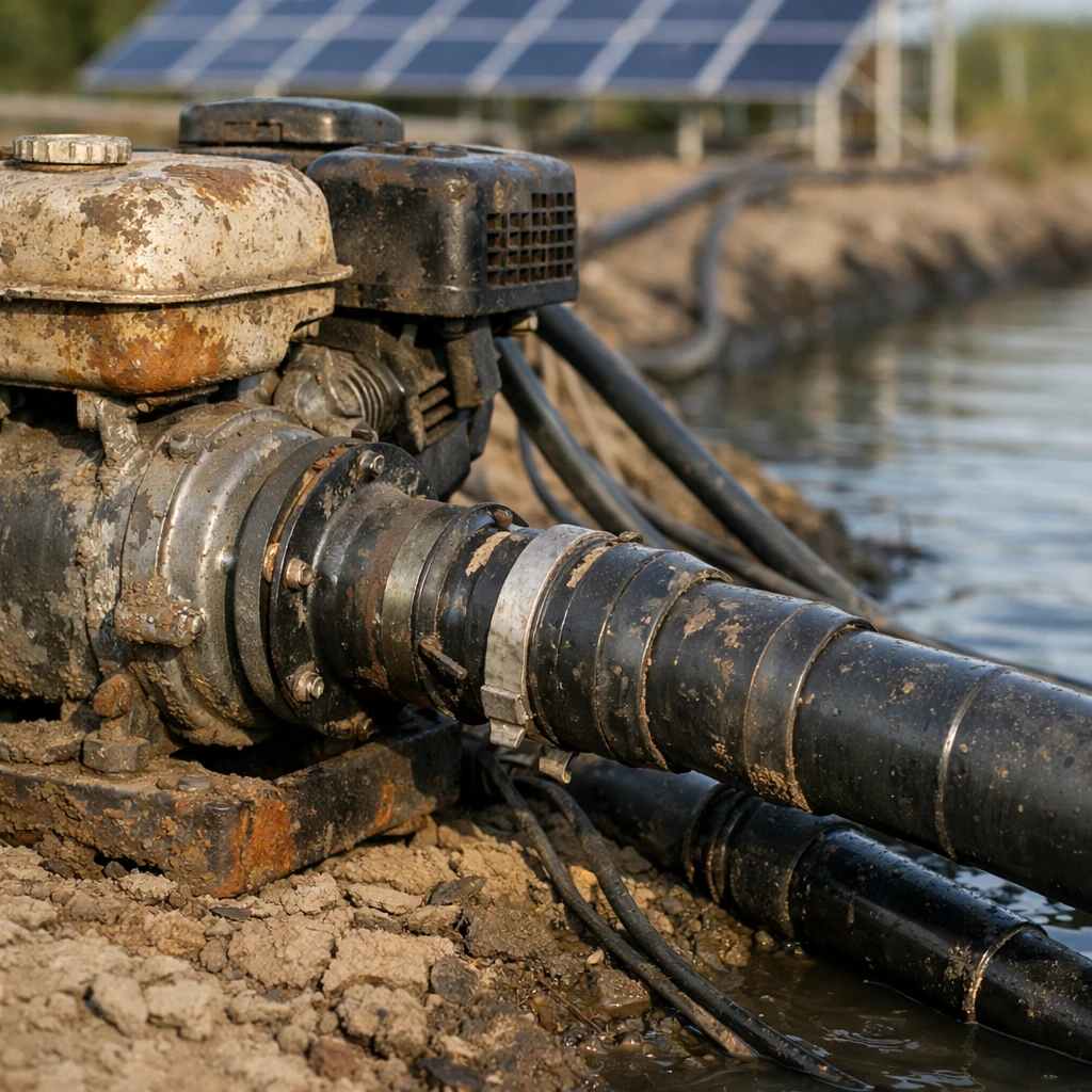 کاهش هزینه‌ های پمپاژ با استفاده از پنل خورشیدی برای پرورش ماهی