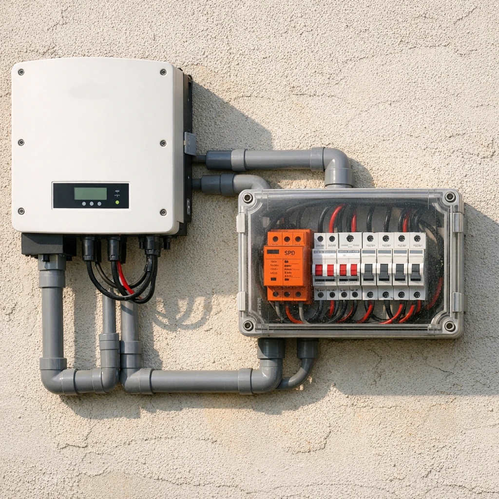 کاربرد سرج ارستر خورشیدی برای حفاظت از اینورتر تک‌ فاز