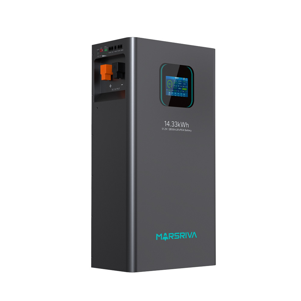 باتری لیتیومی فسفات آهن (LiFePO4) ظرفیت 14.33 kWh برند MARSRIVA مدل MR-LFP48-280-WMD pic 1